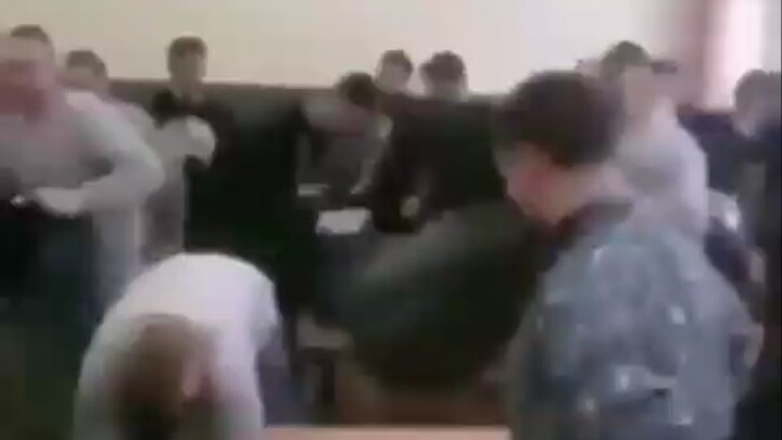 Russian parents after the parent-teacher meeting