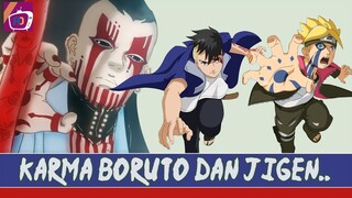 Kata Kashin Koji  Boruto dan Jigen memiliki kekuatan Sama berbahayanya