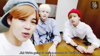 BTS Live in the airport 20150806 1551