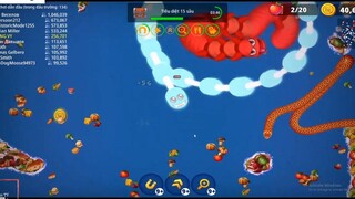 Worms zone.io #302 game Rắn săn mồi - game con giun săn rắn top 1 kịch tính