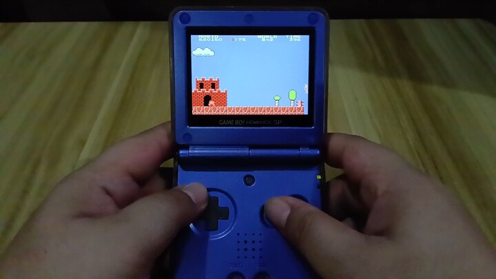 Super Mario Bros. on Gameboy Advance SP: World 8-2
