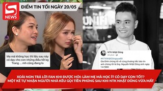 Xoài Non trả lời fan: Học ít có dạy con tốt?; NTK Nhật Dũng vừa mất, kẻ lạ kêu gọi tiền phúng điếu