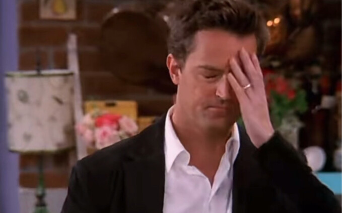 【Friends】Kakak beradik itu saling menjadi ciuman pertama satu sama lain, Chandler: Aku ini malah men