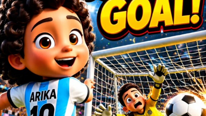 Arika Scores Amazing Goal ⚽🔥FIFA World Cup 2026 Kids Football #bilibilioriginal