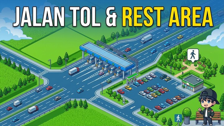 Bikin Jalan Tol & Rest Area, Warga Betah?