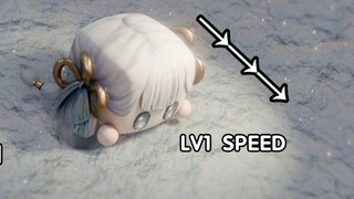 [Mingchao/3D animation] Jinxi slides faster and faster on the snow