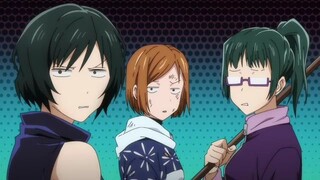 Episode 3 Maki Senin Jujutsu Kaizen Scenes