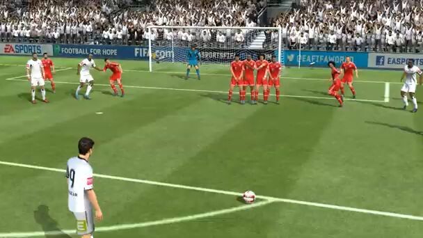 Gol de falta no FIFA World Beta (PC) 2013