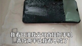 我看日漫我父母听到日语直接把手机弄成两半了