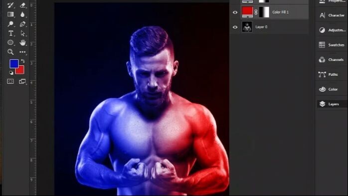 Dual Light Effect in Adobe Photoshop