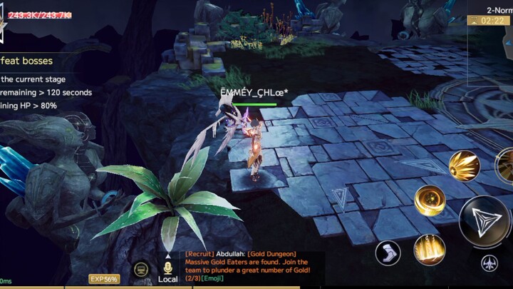 defeating the Abyss boss in Chronicle of Infinity 🔥😎