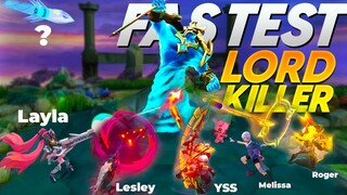 FASTEST MARKSMAN TO SOLO KILL LORD | WILL LAYLA (MISS HIKARI) BE THE FASTEST? | MLBB