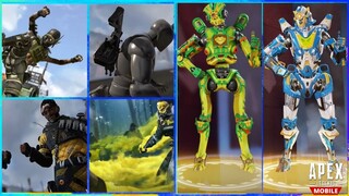 APEX LEGENDS MOBILE LEAKS | EMOTES AND SKINS SNEAK PEEK - PART 2