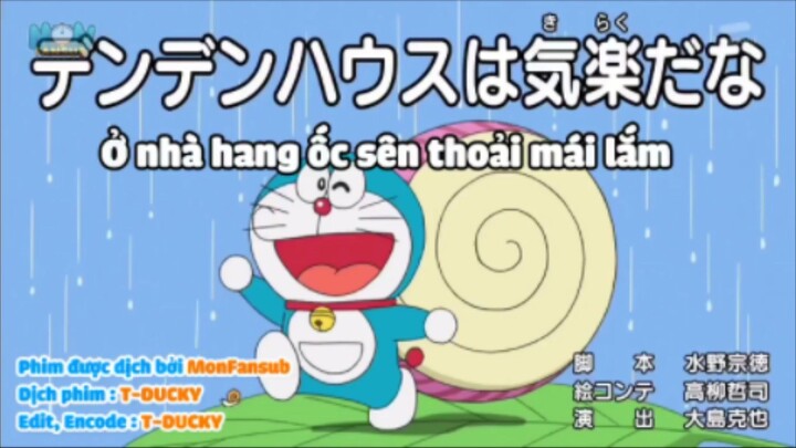 Doraemon Đánh bắt thủy quái! Ở nhà hang ốc sên thoải mái lắm