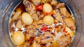 THỊT GÀ KHO TÀU món ngon đón tết cổ truyền - Hữu Quốc món ngon dễ làm