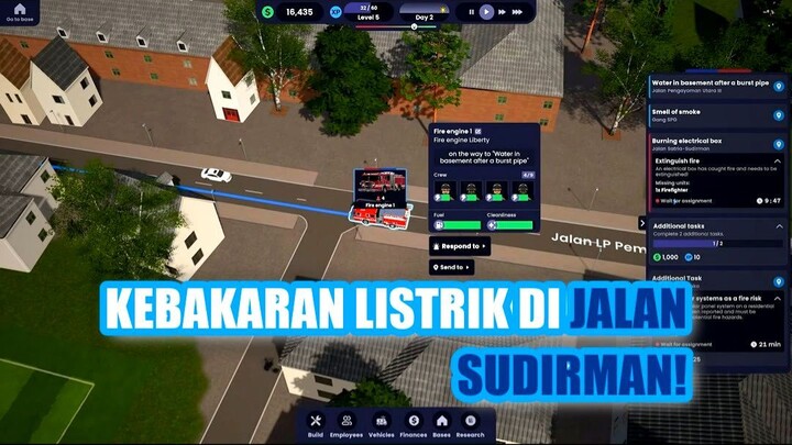 🚨 KEBAKARAN LISTRIK DI JALAN SUDIRMAN! PETUGAS DAMKAR LANGSUNG BERGERAK!