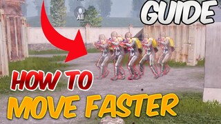 How to move Faster While Shooting with Handcam - PUBG MOBILE GUIDE/TUTORIAL