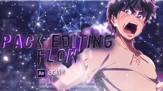 PACK EDITING [FLOW] | *FREE* PACK 1,3K! (Clip Anime For Edit Flow,Overlays,CC,Shake,etc)