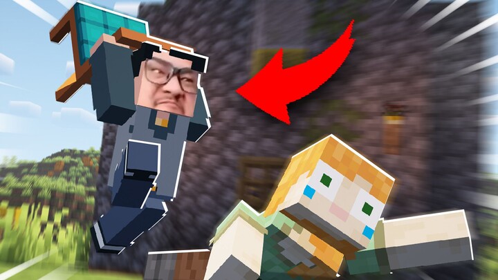 เพิ่มเก้าอี้พ่อบ้านเข้าไปในเกม Minecraft แล้วใช้มันทุบขาผู้เล่นจนหัก!