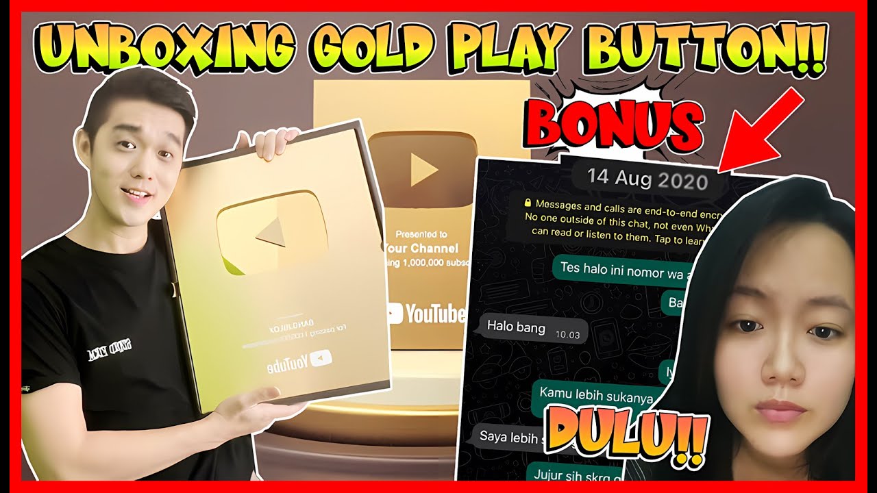 Golden Play Button: Unboxing the  Golden Play