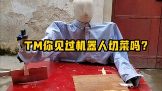 Claymation invention: the vegetable-cutting robot! Absolutely perfect