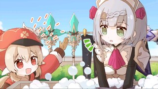 [Genshin Impact Lucu] Kedua malaikat kecil Clarinoelle sangat lucu!