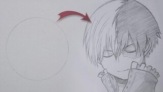 สอนวาด Todoroki Shoto ง่ายๆ