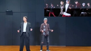قام لي هي سونغ ويانغ جونغ وون من فرقة ENHYPEN بأداء عرض إسقاط الميكروفون في مبنى Hybe