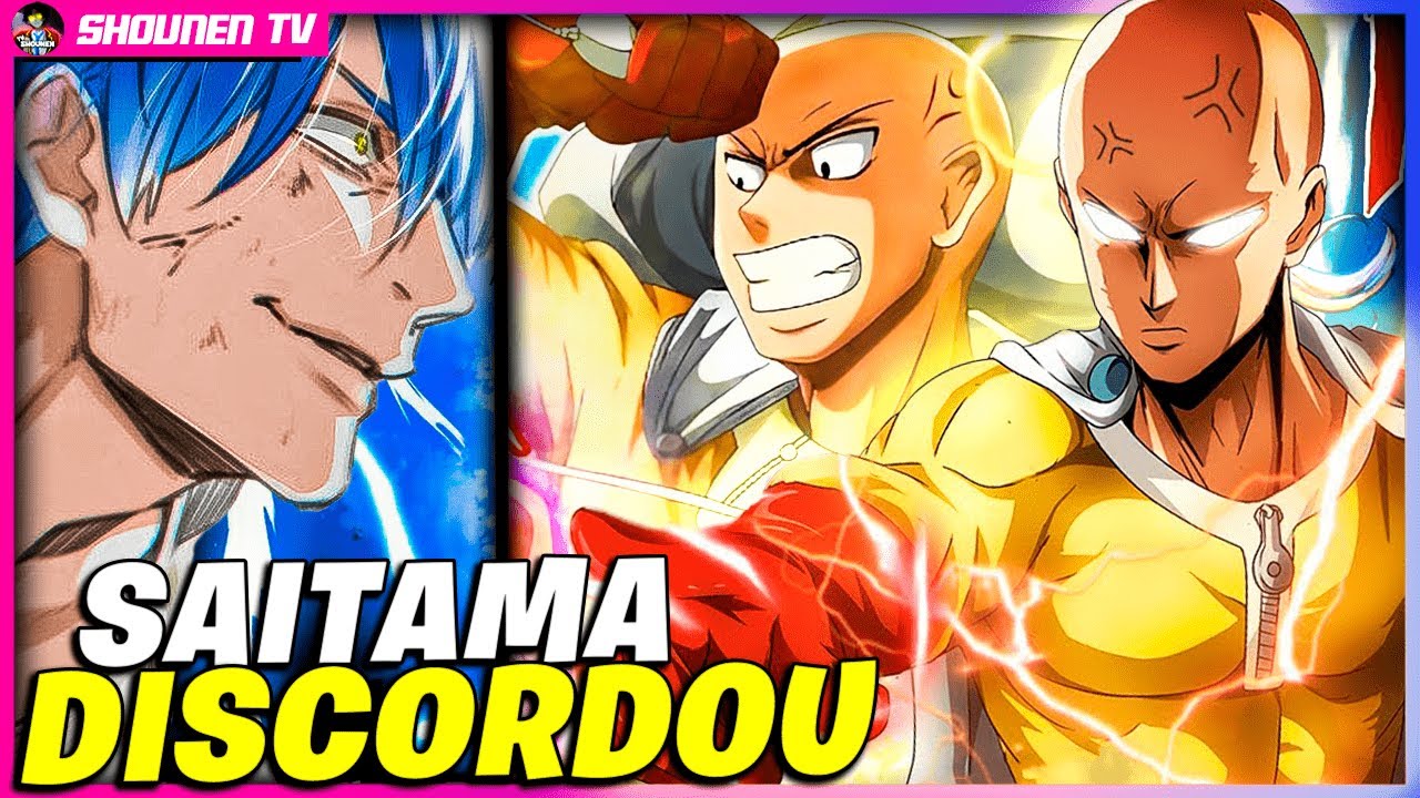 SAITAMA SÉRIO vs GAROU CÓSMICO FINAL! One Punch Man - Capítulo 168  (Completo) em Português - BiliBili