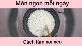 Cách làm xôi xéo