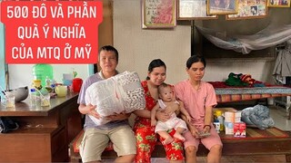 Trao quà MTQ từ Mỹ gởi về cho gia đình mù và tiền để làm vốn mưu sinh...!