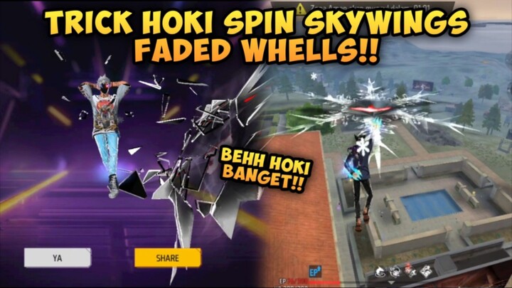 TRIK HOKI SPIN SKYDIVE TERKEREN FADED WHELLS!! TRIK SPIN FADED WHELLS ANTI RUNGKAD🔥