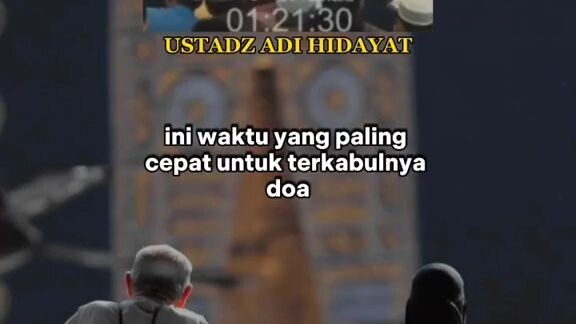 waktu cepat terkabulnya doa..