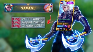 YUZUKE FULL DAMAGE BUILD *1 Hit* + *Savage* (ENEMY CALLED ME CHEATER)