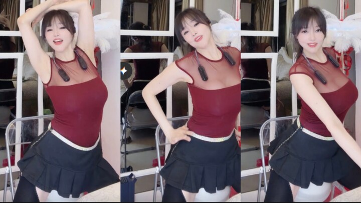 Have you ever seen belly dancing performed while jumping on a yoga ball?