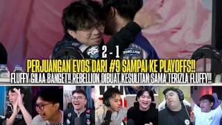 ASSALAMUALAIKUM PLAYOFFS DARI EVOS GLORY!! REAKSI STREAMER EVOS GLORY 2-1 REBELLION MPL ID S13!!