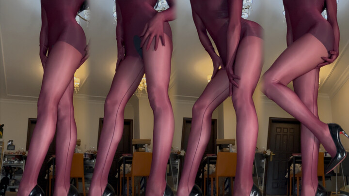 عيد الميلاد/بدلة حريرية حمراء/