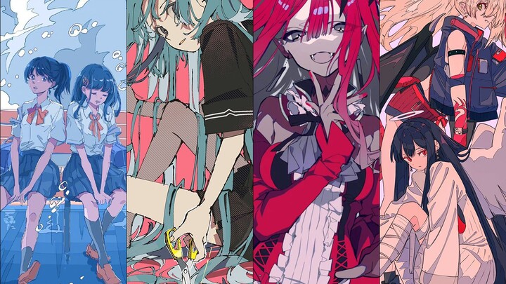 This is the charm of flat painting!