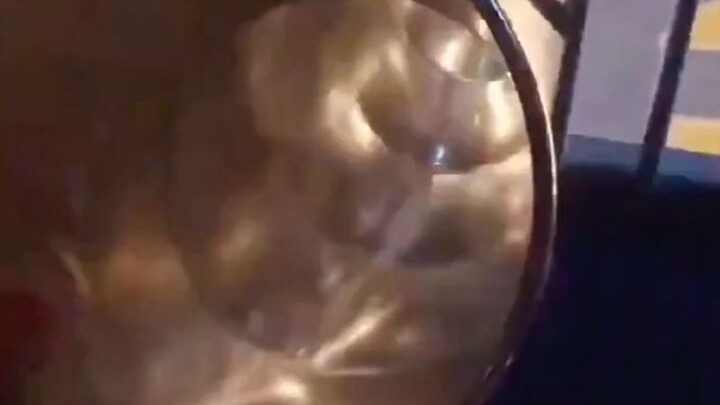 Anh ấy đứng dậy rồi nhảy ngay, như thể đã quyết tâm làm điều gì đó!