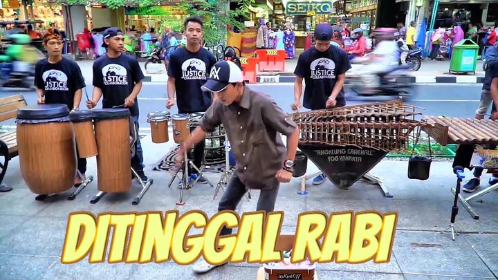 DITINGGAL RABI - Musiknya Mantap & Yang Joget Lucu TEMON HOLIC (Angklung Malioboro) Carehal NDX AKA