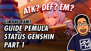 Guide Genshin Impact PEMULA! Stat di Genshin? Part 1