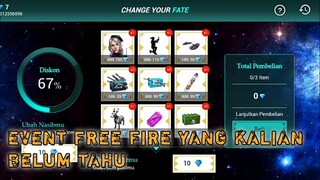 EVENT TERSEMBUNYI FREE FIRE YANG KALIAN BELUM KETAHUI !! TONTON SEKARANG