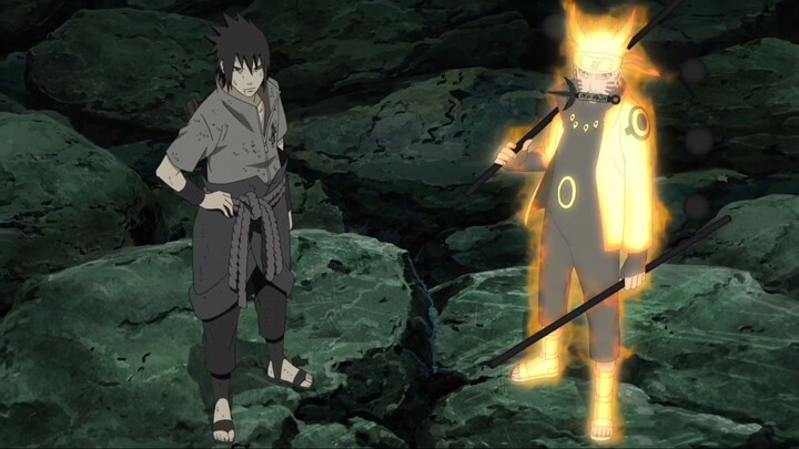 Naruto dan Sasuke vs Madara rekudo