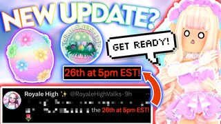 ROYALE HIGH IS GETTING READY TO UPDATE FOR SPRING!? ROBLOX Royale High Update Tea
