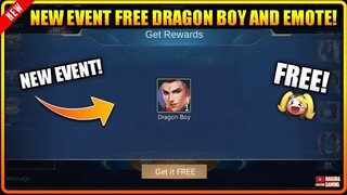 FREE CHOU DRAGON BOY SKIN | NEW EVENT! - Mobile Legends