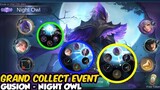 GRAND COLLECTION EVENT | GUSION COLLECTOR SKIN - NIGHT OWL | MOBILE LEGENDS