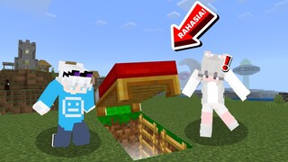 Aku & @AKUDAP Menemukan Rahasia Dibawah Tempat Tidur Di Minecraft!