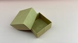 Cách làm hộp quà bằng giấy đơn giản - Paper Gift Box