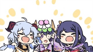 [Genshin Impact Audio Comics] Cheers to my collection of Sancai dumplings!