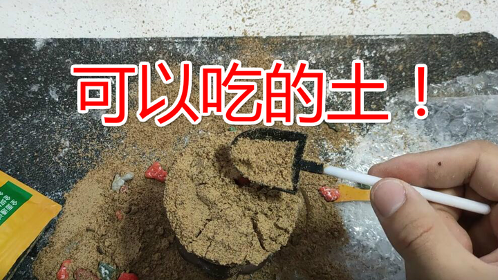 土真的可以吃了！奇葩小伙网购买了个“可食用的土！”饱腹感十足！